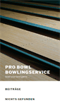 Mobile Screenshot of bowlingshop.de