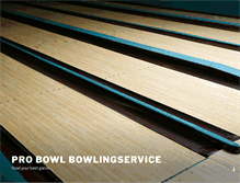 Tablet Screenshot of bowlingshop.de